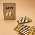 Golden pin curl clips - set of 12
