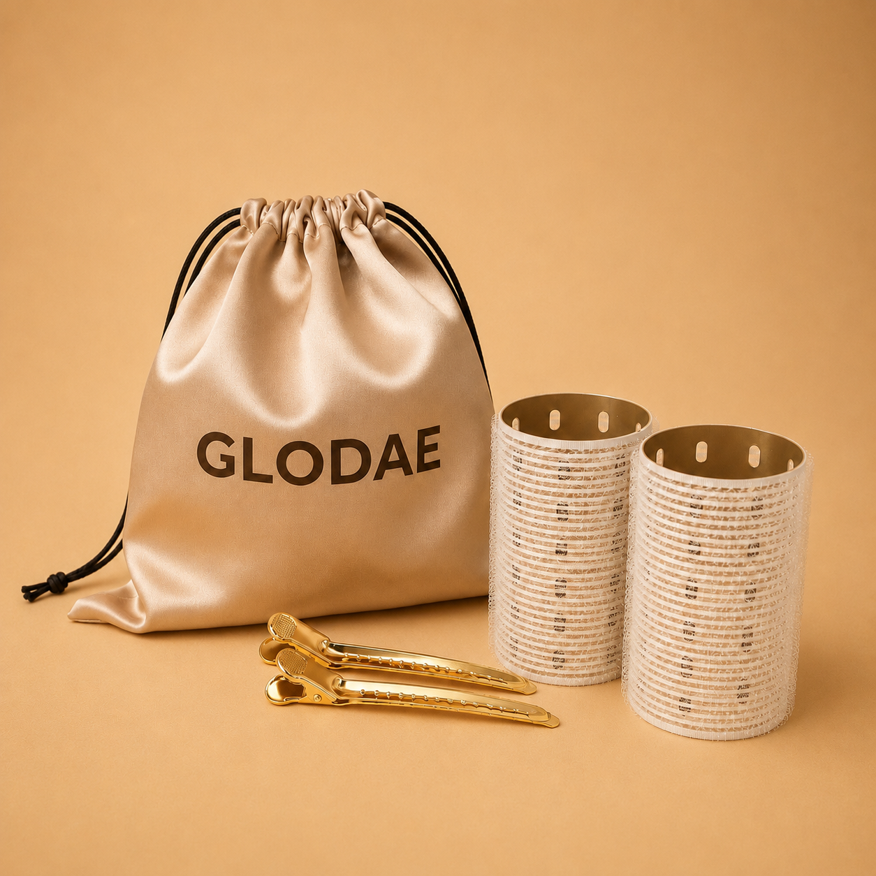 Large golden volume duo - 2 piece roller set